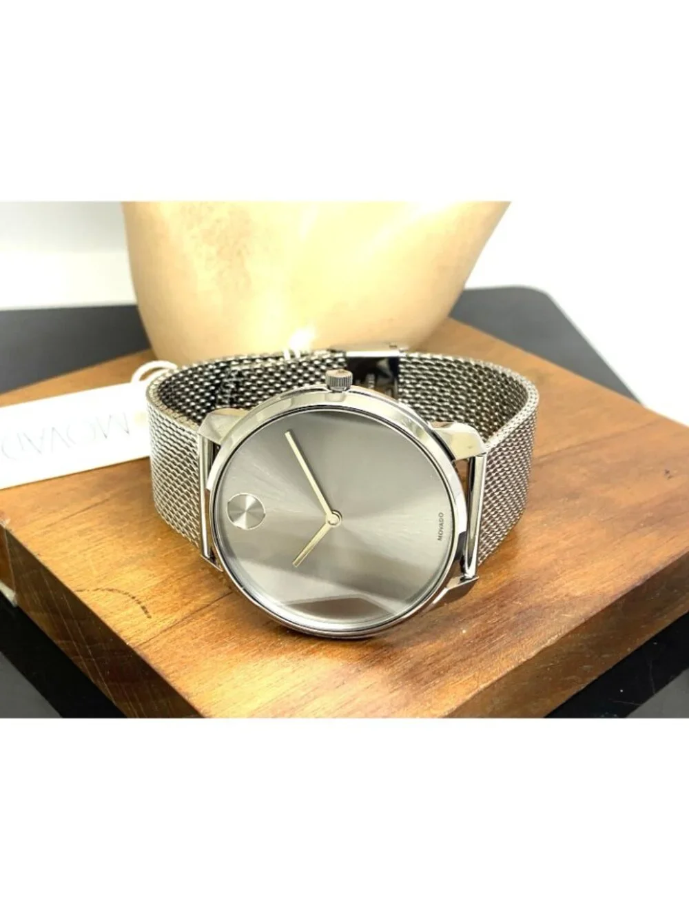 Movado Men's Watch 3600599 Bold Swiss Quartz Gray Dial Gunmetal Steel Band 42mm